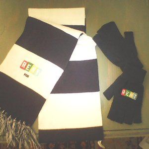 RENT Scarf ,Gloves, Sheet Music signed by TV Cast